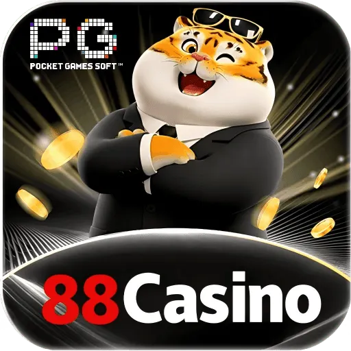 Imagem promovendo o canal oficial da 88Casino no Telegram